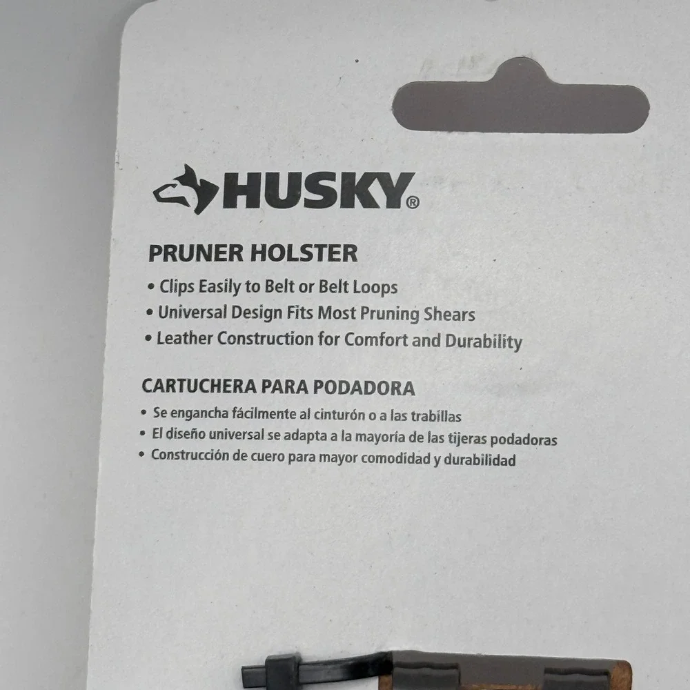 Husky Leather Pruner Holster Belt Clip Sheath Pruning Shears NEW 1010-089-268